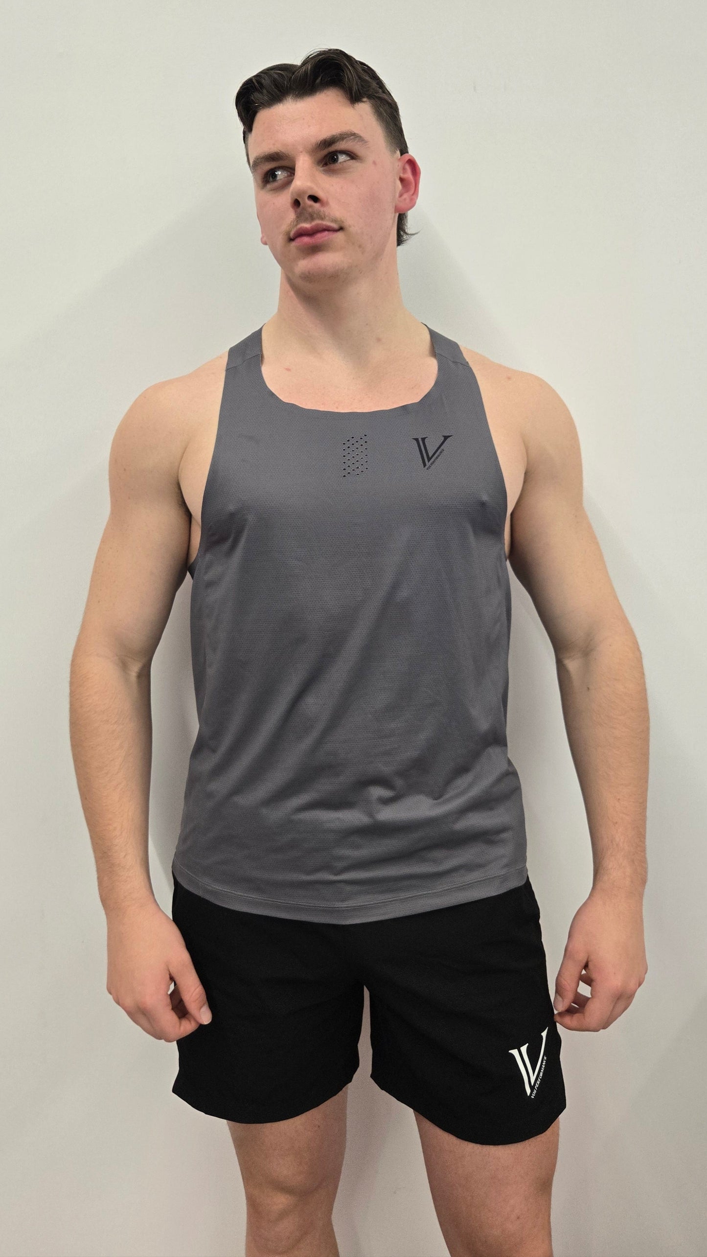 Racerback Singlet - Grey