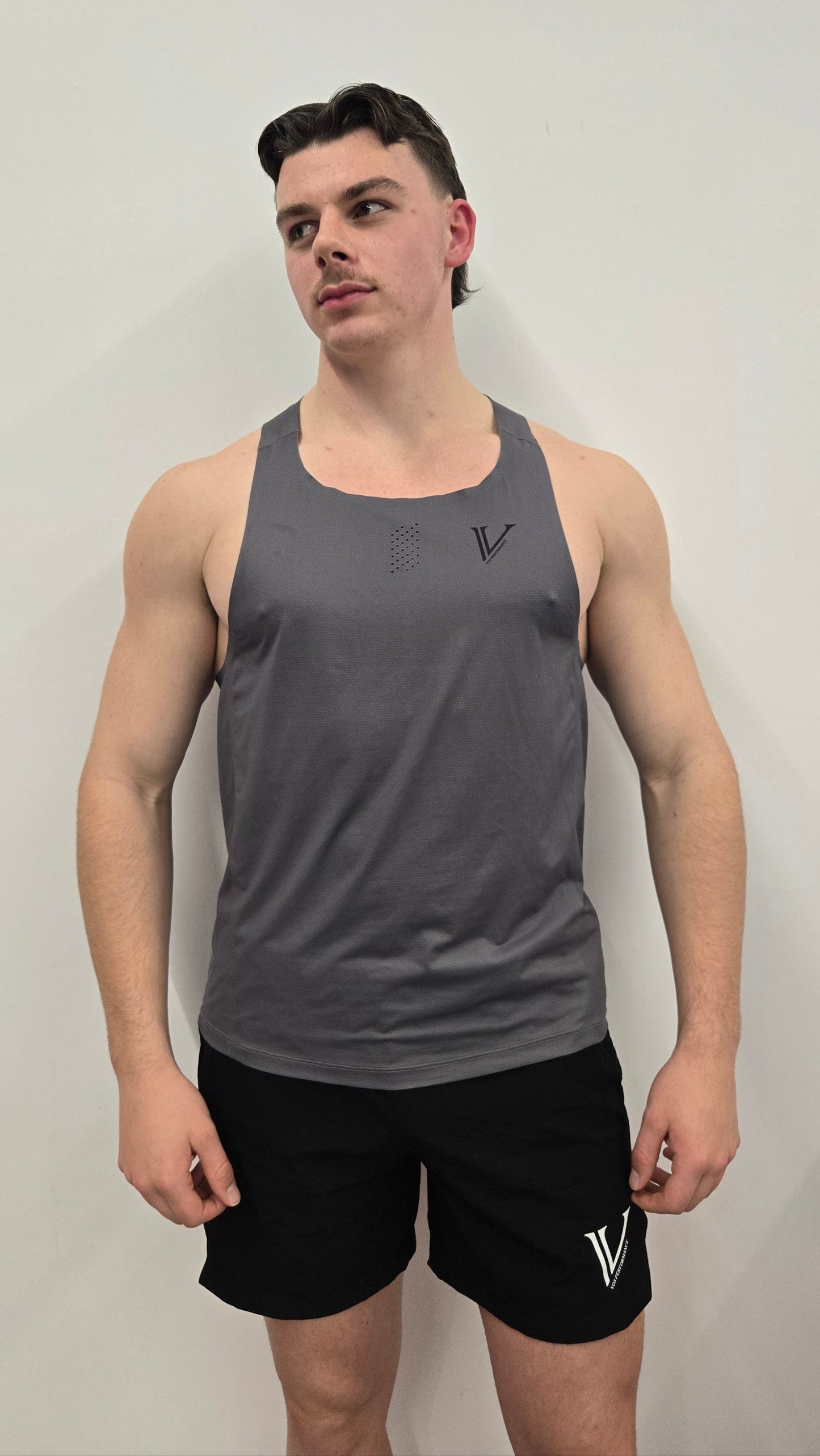Racerback Singlet - Grey